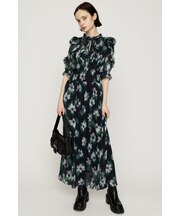 BLUR FLOWER LONG ワンピース