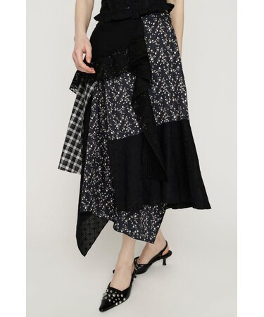 REMAKE COTTON LACE スカート