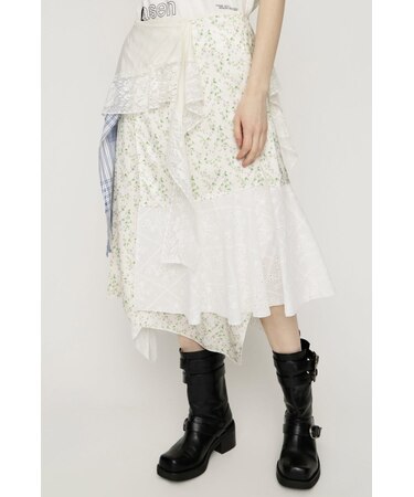 REMAKE COTTON LACE スカート