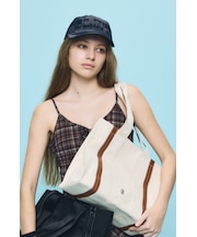 THONG TRIMMED CANVAS バッグ