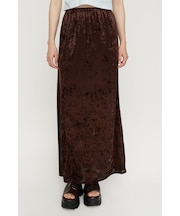 SHEER CHENILLE ロングスカート
