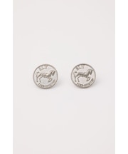 HORSE COIN CHARM ピアス