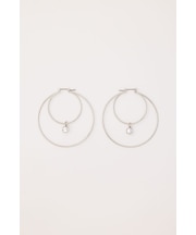 DOUBLE HOOP ピアス