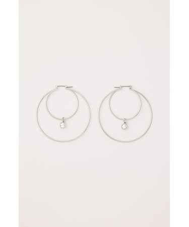 DOUBLE HOOP ピアス