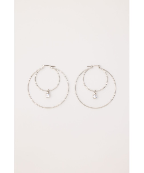 DOUBLE HOOP ピアス