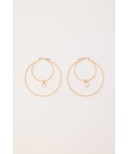 DOUBLE HOOP ピアス