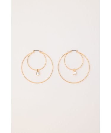 DOUBLE HOOP ピアス