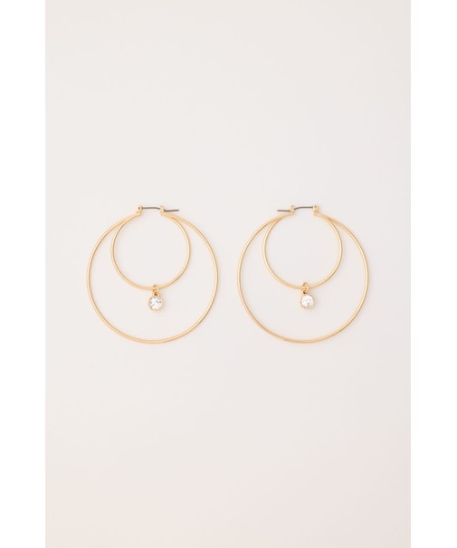 DOUBLE HOOP ピアス