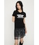 RHINESTONE FRONT LOGO トップス