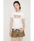 RHINESTONE FRONT LOGO トップス