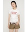 RHINESTONE FRONT LOGO トップス