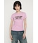 RHINESTONE FRONT LOGO トップス