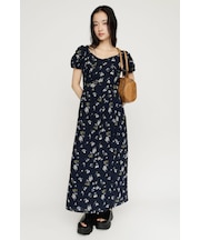 VINTAGE FLOWER ロングワンピース