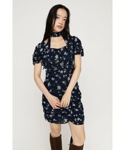 VINTAGE FLOWER ショートワンピース