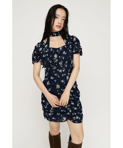 VINTAGE FLOWER ショートワンピース