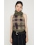 SHAGGY CHECK H／N ニット