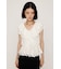 CUT LACE FRILL トップス