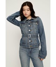 BELTED COMPACT DENIM ジャケット