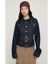 【SNSで話題!】BELTED COMPACT DENIM ジャケット