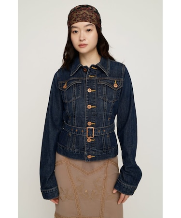 【SNSで話題！】BELTED COMPACT DENIM ジャケット