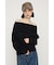 TUCKED OFFSHOULDER トップス