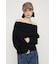 TUCKED OFFSHOULDER トップス
