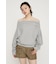 TUCKED OFFSHOULDER トップス