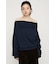 TUCKED OFFSHOULDER トップス