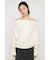 TUCKED OFFSHOULDER トップス