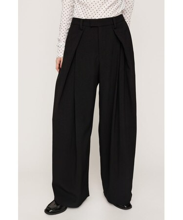 TUCK WIDE MANNISH SLACKS