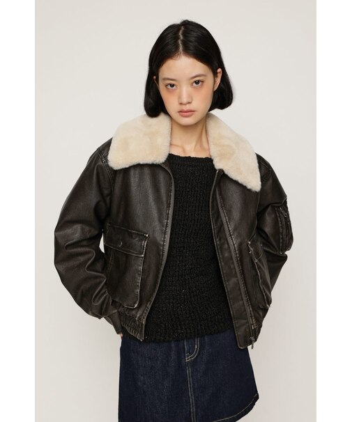 【SNSで話題!】【LIMITED ITEM】WASHED PUFFER SHORT ブルゾン