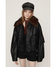 【LIMITED ITEM】WASHED PUFFER SHORT ブルゾン
