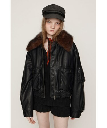 【LIMITED ITEM】WASHED PUFFER SHORT ブルゾン