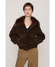 【LIMITED ITEM】WASHED PUFFER SHORT ブルゾン
