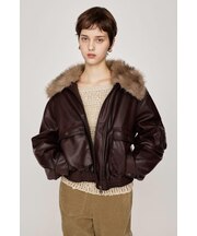 【LIMITED ITEM】WASHED PUFFER SHORT ブルゾン