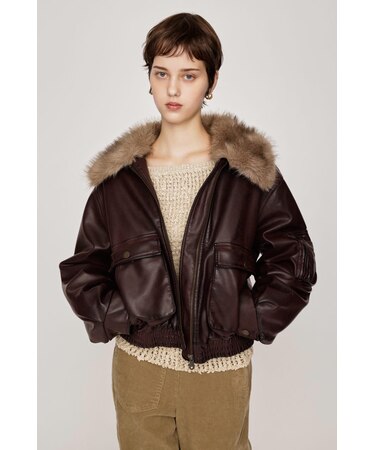 【LIMITED ITEM】WASHED PUFFER SHORT ブルゾン