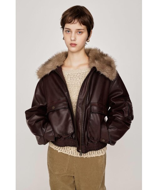 【LIMITED ITEM】WASHED PUFFER SHORT ブルゾン