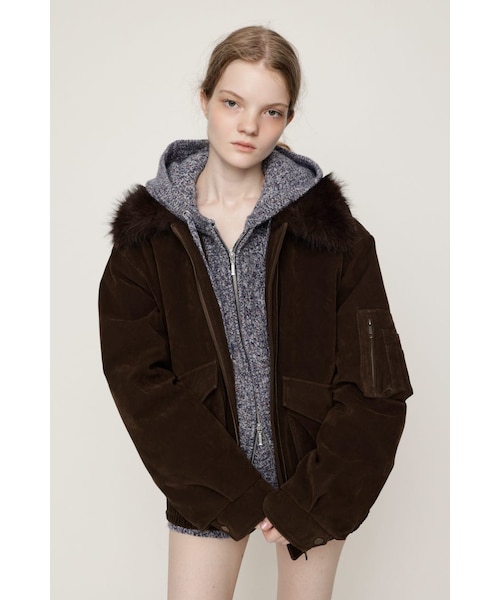 LIMITED ITEM】WASHED PUFFER ブルゾン｜スライの通販｜&mall（アンド