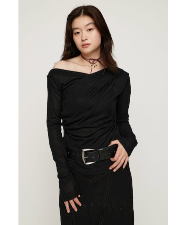 【SNSで話題!】TUCK DRAPE CUT トップス