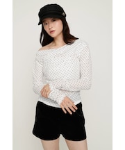 【SNSで話題！】TUCK DRAPE CUT トップス