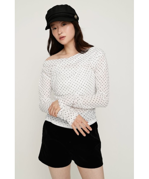 【SNSで話題!】TUCK DRAPE CUT トップス