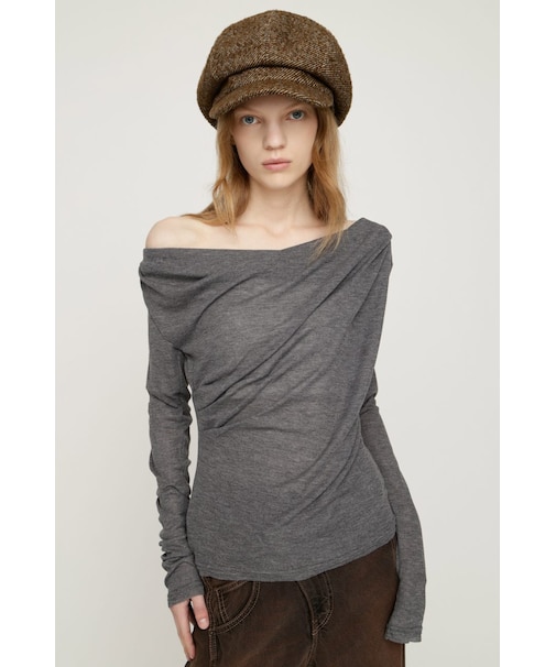 【SNSで話題!】TUCK DRAPE CUT トップス