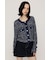 BICOLOR TWEED KNIT トップス