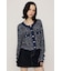 BICOLOR TWEED KNIT トップス