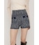 BICOLOR TWEED KNIT ショートパンツ