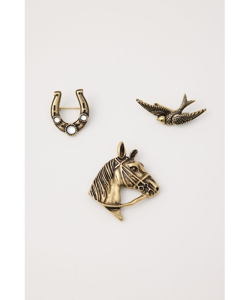 MOTIF BROOCH SET