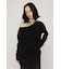 LACE TRIM V NECK KNIT トップス