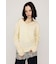 LACE TRIM V NECK KNIT トップス