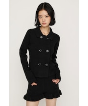 【SNSで話題！】DOUBLE BUTTON KNIT ジャケット