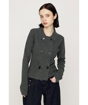 【SNSで話題！】DOUBLE BUTTON KNIT ジャケット